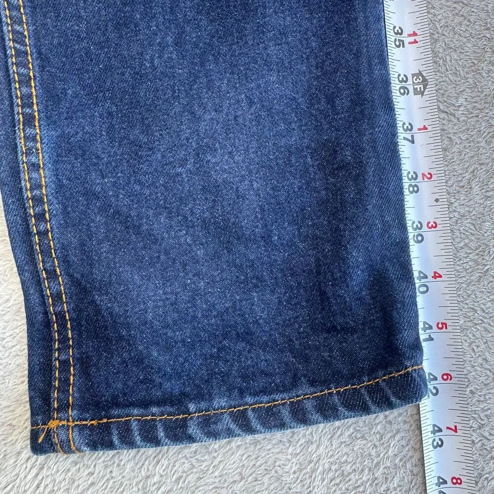 Levi's 501 Original Jeans Mens 32x32 Blue Denim Stretch Straight Leg Button-Fly